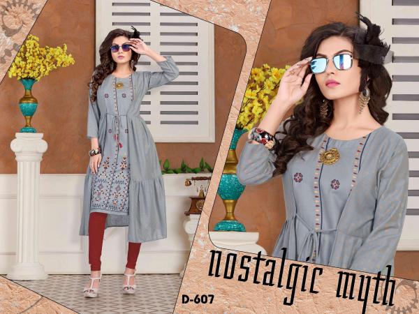 Tamaana Fancy Rayon Long Kurti 